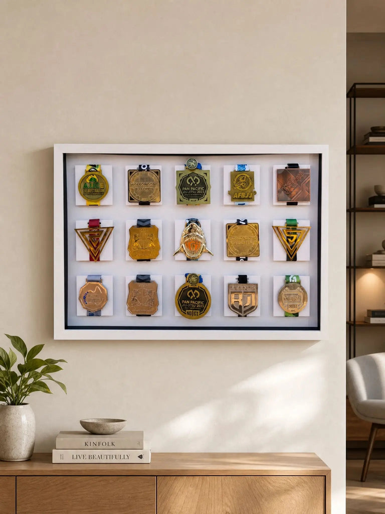 Jiu-Jitsu Medal Display Frame | 15x slots