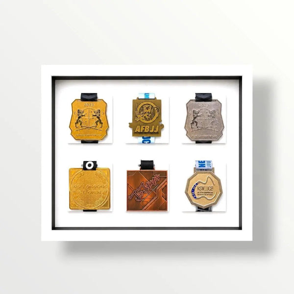 Jiu-Jitsu Medal Display Frame | 6x slots